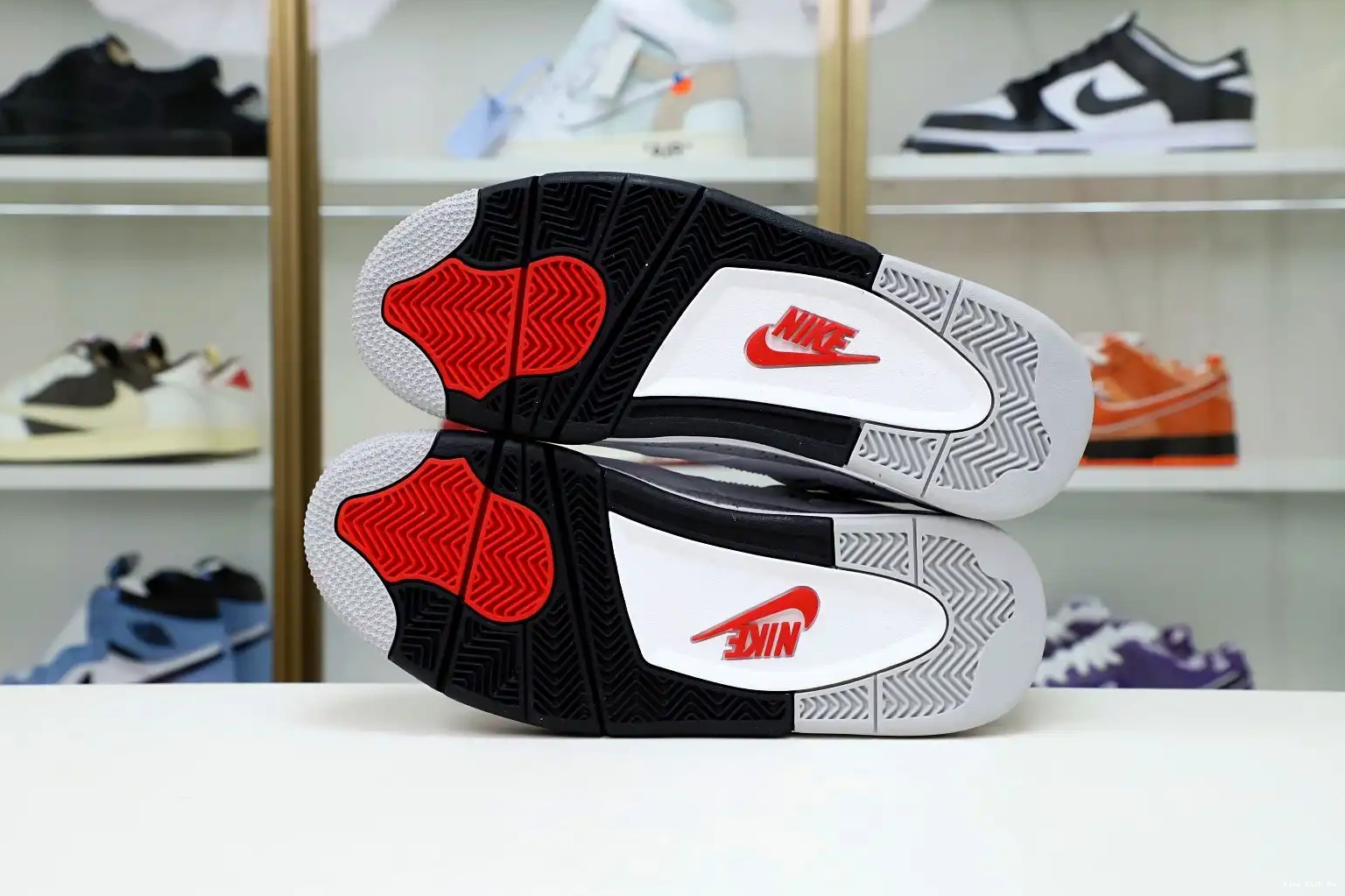 Kimikick 4 White Retro Air Cement Jordan 0728